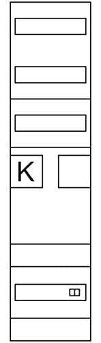 Hager komplet skab eHZ ZB31SEA12N