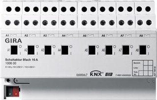 GIRA skifteaktuator 8-fold 16A REG 100600 (100600)
