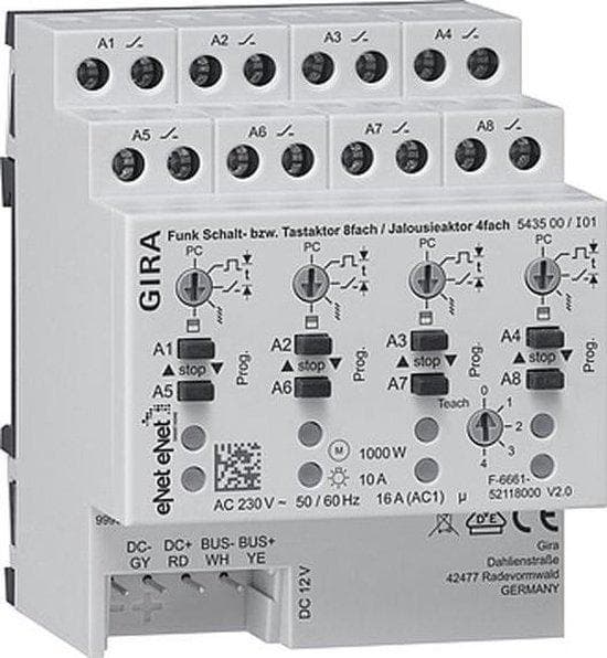 Radioafbryder/persienneaktuator REG 8f 4f 543500 (543500)