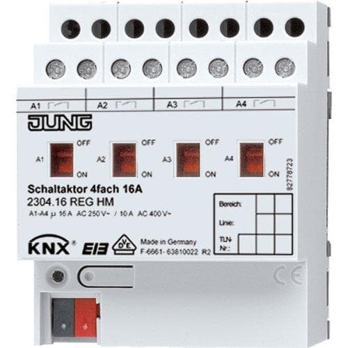 Jung 2304.16REGHM KNX afbryderaktuator 4-fold