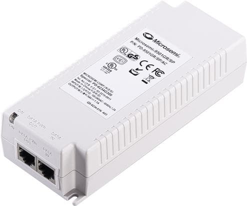 Microsemi PD-9501GR/SP - Strøminjektor - AC 100-240V - 60 Watt - Udgangsforbindelser: 1 - Europa