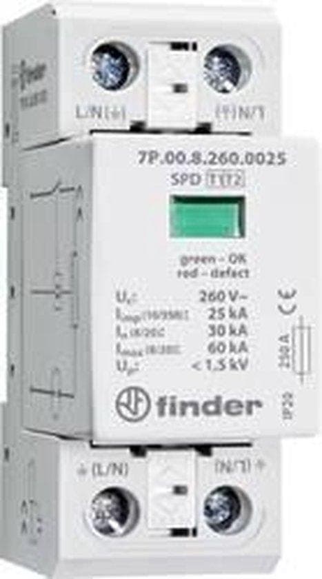 Finder overspændingsafleder type 1/2 serie 7P (7P.01.8.260.1025)