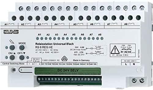 Jung RS8REGHE relæstation universal 8-fold REG