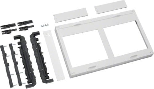 Hager UE22E4B. Farve på produkt: Sort, Hvid, Materiale: Plast, Antal inkluderede produkter: 1 stk. Bredde: 500 mm, dybde: 125 mm, højde: 300 mm (UE22E