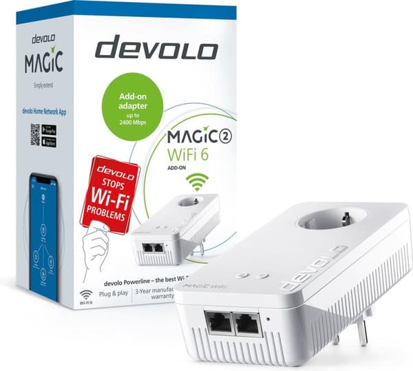 devolo Magic 2 - Powerline-sovitin - Laajennus - WiFi 6 - FI