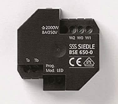 Siedle BSE 650-02 buskoblingsenhed sort (200031950-02)