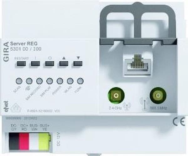 Gira enet server/interface dra