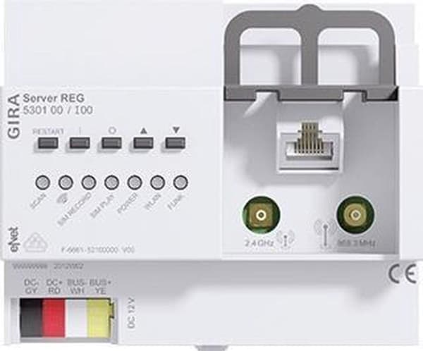 Gira enet server/interface dra
