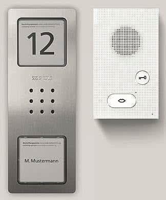 SIEDLE SET CAB 850-1 E/W audio sæt basis rustfrit stål (210008742-00)
