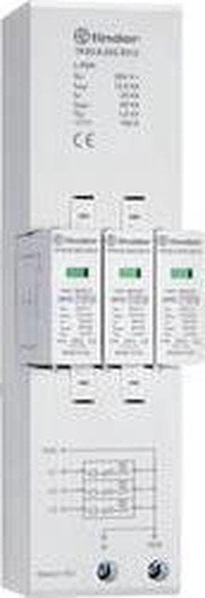 Finder 7P.03.8.255.S012 kombinerad avledare typ 1+2 för trefasiga TN-C-nätverk (7P038255S012)