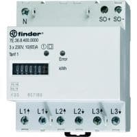 Finder 3-fasmätare 3 x 65 A, 1 taxa, MID (7E.36.8.400.0010)