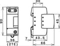 Miniatyrbillede 2 af 3: Dehn 961120 lynstrømsafleder db-m-1 – 255