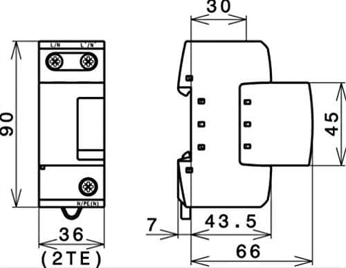 Dehn 961120 lynstrømsafleder db-m-1 – 255