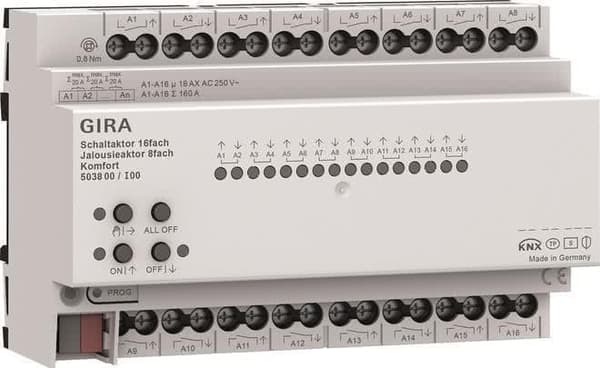 Gira kobling, persienneaktuator 16f/8f 16 A 503800 (503800)