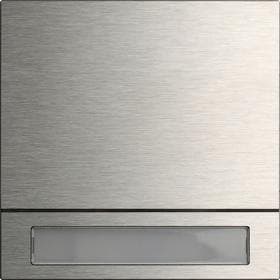 GIRA 5531920. Produkttype: Kaldeknapmodul, Farve på produkt: Rustfrit stål, Mærkekompatibilitet: GIRA. Bredde: 106,5 mm, Højde: 106,5 mm (5531920)