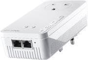 devolo Magic 2 WiFi 2-1 - Bridge - GigE, HomeGrid - 802.11a/b/g/n/ac - Dual-Band - Kan tilsluttes en stikkontakt i væggen