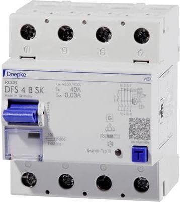 Doepke 09134998HD fejlstrømsafbryder 4-polet 80 A 0,5 A 400 V (09134998HD)