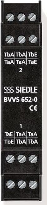 Bus videofordeler BVVS 652-0 sort symmetrisk (200049630-00)