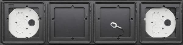 GIRA 5504910. Produkttype: Overflademonteringsboks, Farve på produkt: Antracit, Mærkekompatibilitet: GIRA. Bredde: 426 mm, dybde: 25,4 mm, højde: 106,