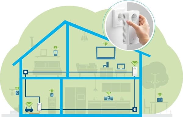 devolo Magic 2 WiFi next - Powerline-sovitin - 2400 Mpbs - FI - Laajennus