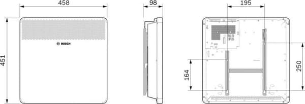 Bosch HC-4000-10 Konvektor 10 m² 1000 W Hvid