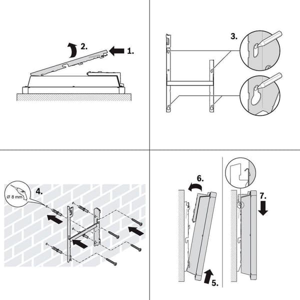 Bosch HC-4000-10 Konvektor 10 m² 1000 W Hvid