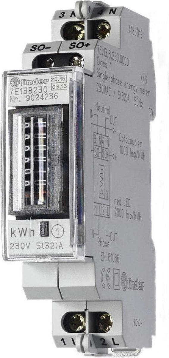 Finder kwhm 1f/n 32a 7e.13 mid