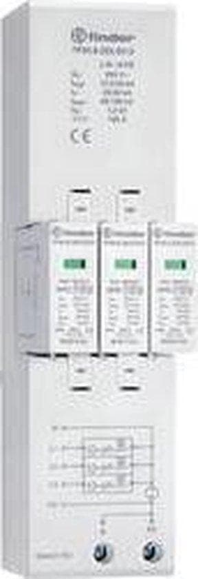 Finder 7P.04.8.255.S012 kombineret afleder type 1+2 til trefaset TN-S og TT netværk (7P048255S012)