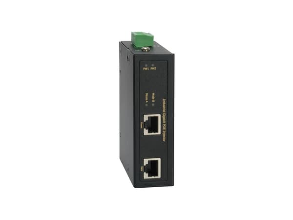 LevelOne IGP-0102 - Power Injector (DIN-skinnemontering mulig) - DC 12 - 56 V - 36 Watt