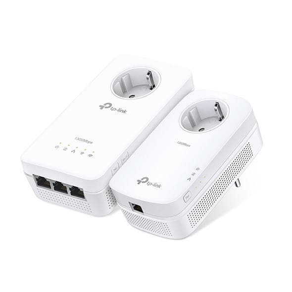 TP-LINK TL-WPA1300P KIT - 1300 Mbit/s - IEEE 1901, IEEE 802.3, IEEE 802.3u - Gigabit Ethernet - 10,100,1000 Mbit/s - Wi-Fi 5 (802.11ac) - 1a,1801. ,Wi Vit