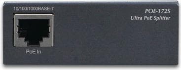 Planet POE-172S Black Power Over Ethernet (PoE) -tukiverkkojakaja (POE-172S)