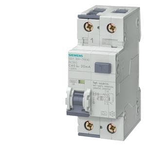 Siemens FI beskyttelsesafbryder/miniatureafbryder 2-polet 6 A 230 V 5SU1354-6KK06 (5SU1354-6KK06)