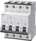 Miniatyrbillede 1 af 5: Siemens 5sy6 - Miniature Circuit Breaker 70 6kA Curve B 3 Pole + Neutral 16A