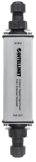 Miniatyrbild 5 av 8: Intellinet Outdoor Gigabit High-Power PoE+ Extender Repeater - Repeater - GigE - 10Base-T, 100Base-TX, 1000Base-T - RJ-45 / RJ-45 - upp till 100 m