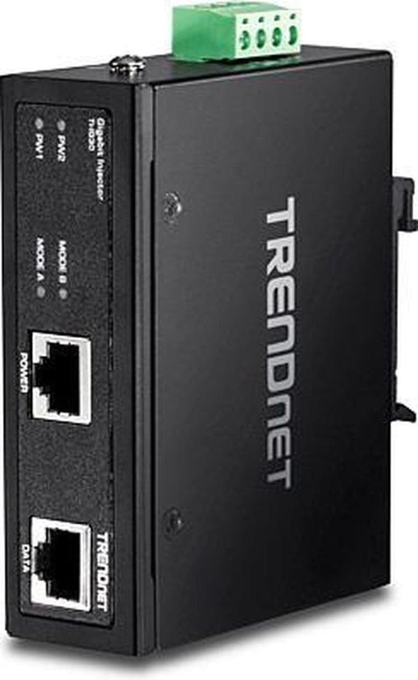 Trendnet TI-IG30 PoE-sovitin ja injektori Gigabit Ethernet