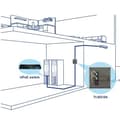 Miniatyrbild 3 av 6: TRENDnet TI-SG104 - PoE splitter (DIN-skena monteras) - 95 Watt - Utgångskontakter: 1