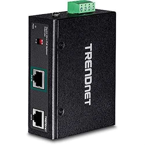 TRENDnet TI-SG104 - PoE-jakaja (asennettavissa DIN-kiskoon) - 95 wattia - Lähtöliittimet: 1