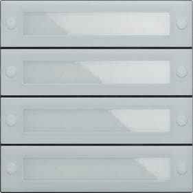 GIRA 5539000. Produkttyp: Ringknappsmodul, Produktens färg: Vit, Varumärkeskompatibilitet: GIRA. Bredd: 106,5 mm, Höjd: 106,5 mm (5539000)