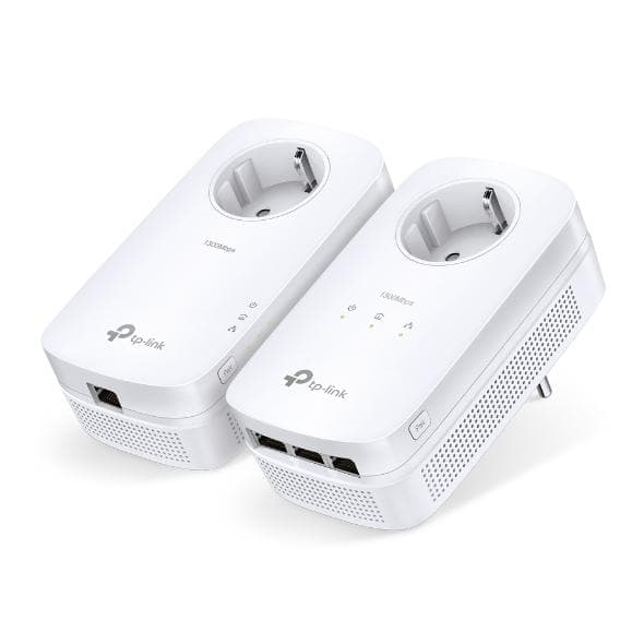 TP-Link TL-PA8033P KIT - Powerline utan WiFi - 2-pack - NL Vit