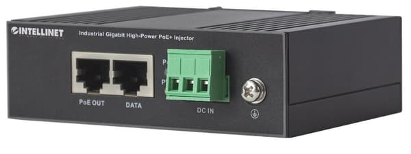 Intellinet Industrial Gigabit High Power PoE+ -suutin - Power Injector - 45 - 56 V