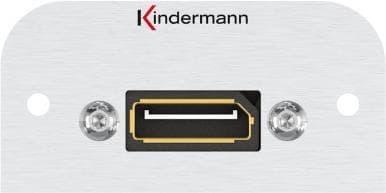 Kindermann 7441000588 uttag DisplayPort aluminium (7441000588) Gjuten aluminium