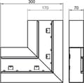 Miniatyrbild 2 av 3: obo-bettermann – Angulo flat gs-sfs70170 wallwasher vit