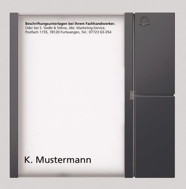 Väyläpainikemoduuli antrasiitinharmaa BTM 650-01 AG (210004907-00)