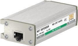 Obo Bettermann ND-CAT6A/EA. Nominel strømudgang: 1 A, Spidsstrøm almindelig tilstand: 7000 A. Produktets farve: Sølv. Vægt: 166g Bredde: 93,6 mm Dybde