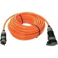 as - Schwabe Strom förlängningskabel [jordkontakt - jordkontaktkoppling] Orange 25,00 m 62261 (62261)