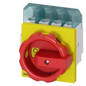Siemens 3LD2203-1TL53. AC-tulotaajuus: 50/60 Hz, Nimellisvirtalähtö: 32 A, Kytkentäkapasiteetti: 640 A. Tuotteen väri: Punainen, Keltainen. Leveys: 67