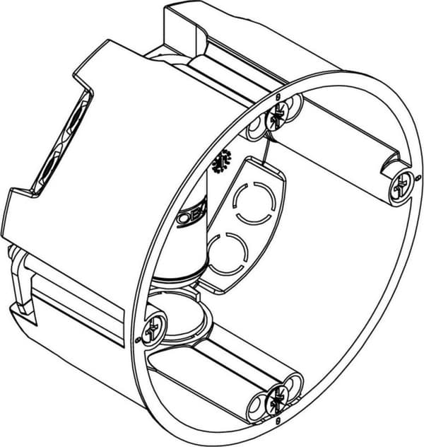 OBO Bettermann 2003800 Onttoseinäinen laitelaatikko (Ø xD) 68 mm x 35 mm