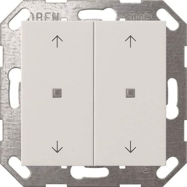 Gira knapvippe KNX, 2f, ren hvid 517403 (517403)