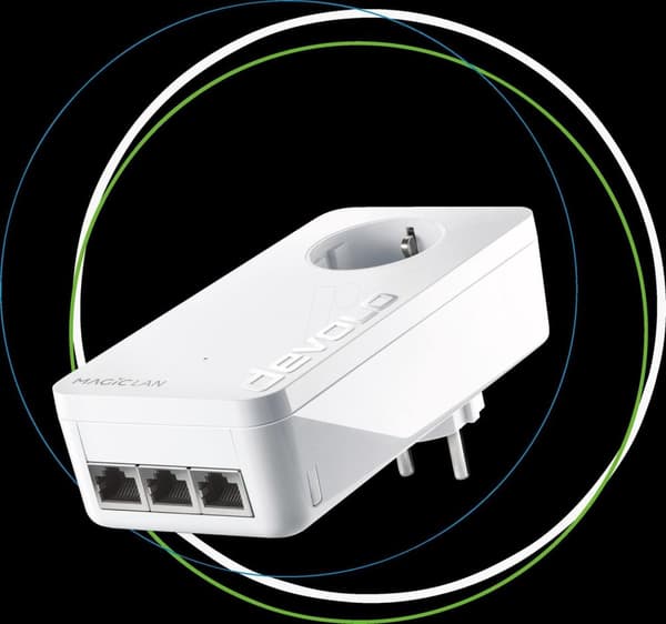 Devolo Magic 2 LAN triple extension G.hn 3X RJ-45-8502 Hvid