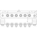 Miniatyrbild 1 av 3: DEHN 472207 – Stångkompensationspotential 295 x 40 x 5 mm koppar